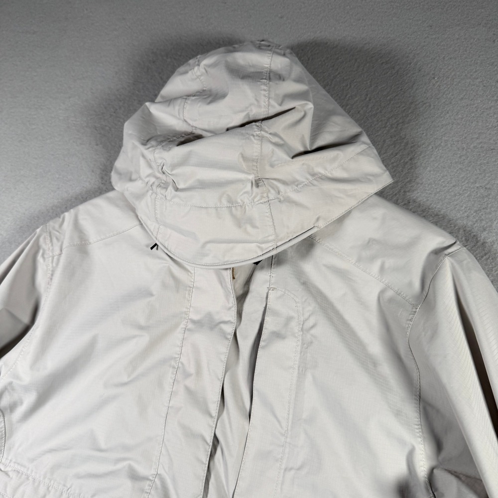 REI Womens Hooded Windbreaker Jacket Gray Full Zip Mesh Lined Size S 681292 - Picture 10 of 16